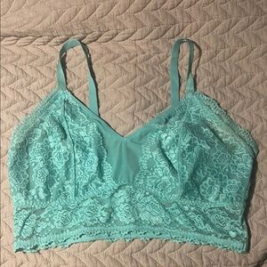 Torrid Blue Lace Bralette Intimates